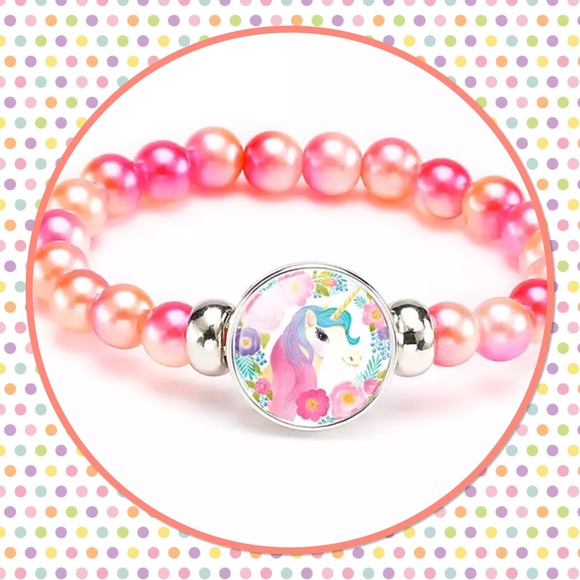 🦄New🦄4/$15🦄Unicorn Rainbow Bracelet🦄 - Picture 1 of 1